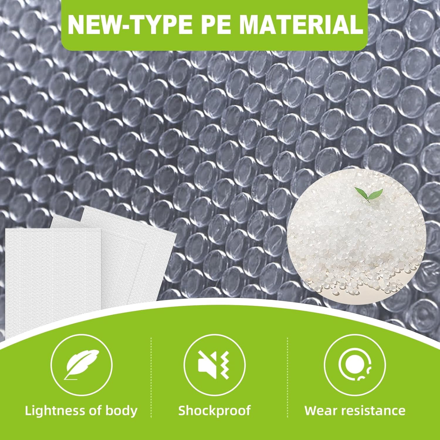 Bubble Pouches Wrap, Clear Not Self-Seal Bubble Out Bags with Double Walled Cushioning, Ideal for Packing, Shipping, Storage, Moving (50PCS-6x8Inches)