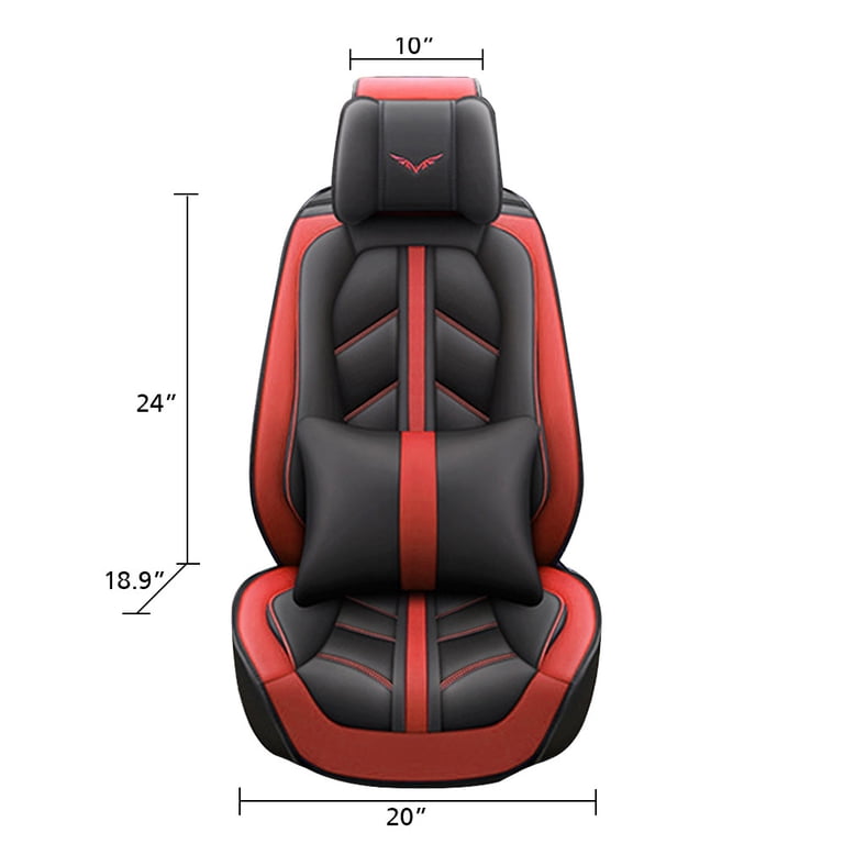 OTOEZ Universal PU Leather Car Seat Covers, 5-Seat Full Set photo 5