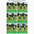 thumbnail image 4 of Entrenador de swing de golf portátil, ejercitador ajustable para principiantes (naranja) Ndcxsfigh Para Estrenar, 4 of 5
