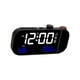 thumbnail image 4 of Reloj despertador de proyección, reloj de mesa digital, reloj despertador digital USB, reloj proyector para adolescentes, oficina, sala de estar, , negro perfecl Despertador proyector, 4 of 8