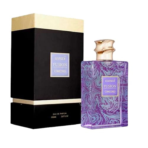 Eau de Parfum Hamidi Fusion Concord, 85 ml, floral y afrutado