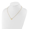 thumbnail image 3 of Auriga Fine Jewelry Gold-tone Brass Engravable Round Disc Necklace with 2inch Extension for Women, 3 of 7