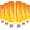Yellow-6P, variant on ABCISI USB LED Flame Effect Light, USB Flame Candle Bulb Flameless Tea Lights Candles Flickering for Indoor Outdoor Home Party Decor, Tube Base Shape Novelty Lighting  (3 Pack)