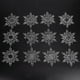 thumbnail image 1 of Accesorio de decoración, 12 piezas de adornos de copos de nieve, adornos decorativos de copos de nieve, alta capacidad, 1 of 7