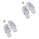 thumbnail image 1 of Zapatillas De Viaje Yuarrent Chanclas Portátiles Antideslizantes Para El Baño Verano Gris Claro S, 1 of 6