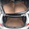 thumbnail image 6 of Motor Trend FlexTough Deep Dish Heavy Duty Rubber Floor Mats & Cargo Liner For Trunk All Weather (Beige) - Complete Coverage Set, 6 of 12