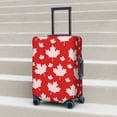 thumbnail image 2 of Lsque Maple Leaves Printed Luggage Cover, Travel Luggage Protector,Scratch and Dirt Resistant, Fits 18-32 Inch Luggage - X-Large, 2 of 9