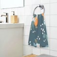 thumbnail image 3 of Yayeee 100% Cotton Hand Towels for Bathroom 16" x 28" Soft Absorbent Kitchen Towel, Blue Oranges, 3 of 7