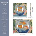 thumbnail image 2 of Yayeee Toggle Light Switch Wall Plate 2-Gang 4.56"x4.48" Decorative Outlet Cover, Blue Goldfish Bowl, 2 of 7