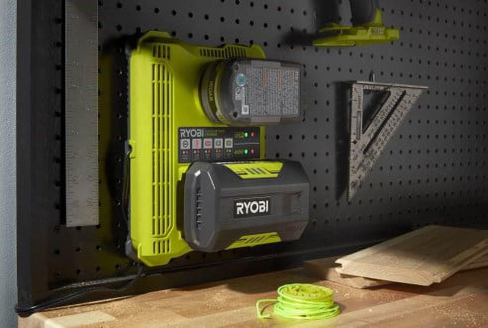 Ryobi ONE+ Lithium-Ion Dual Platform Charger for RYOBI 18-Volt ONE+ and 40-Volt Batteries