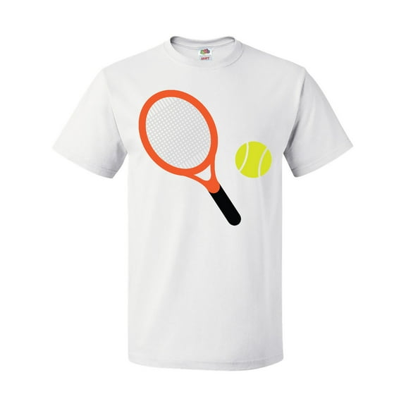 Inktastic Tennis Racket and Ball T-Shirt