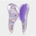 thumbnail image 1 of Cepillo de Pelo Virano Desenredante con Diseño Morado y Purpurina, 1 of 8