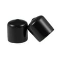 thumbnail image 2 of Rubber End Caps Vinyl Round Bolt Cap Cover Screw Thread Protectors, Black 23mm, 2 of 6