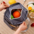 thumbnail image 7 of Clearance! Lunch Bag Insulated Food Container - Thermal Tote with Durable Handle, Versatile Lunch Box Bag and Storage Bag for Travel and Work Meals,Gray, 7 of 7