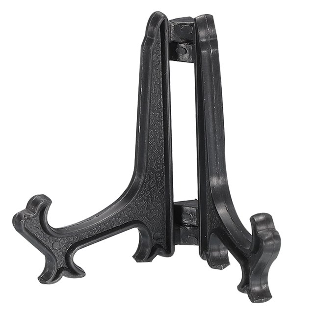 1.8 Pulgadas Exhibición Soportes Muestra Imágenes PS Plástico Negro para Hogar Decoración, Arte, Libro Tiendas Paquete de 12 Unique Bargains caballetes decorativos