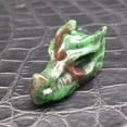 thumbnail image 3 of K-KED 10Pcs Natural Ruby in Zoisite Quartz Crystal Dragon Head Skull Carved Vivid Gift, 3 of 9