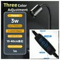 thumbnail image 5 of Aquarium Light Full Spectrum Fish Tank Lights LED Zoom Lights for Plants 3 Colors Adjustable Focal Length 3w, 5 of 5