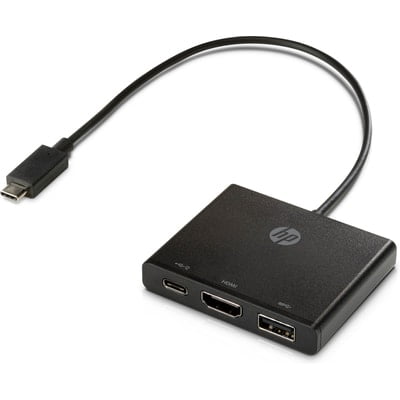 HP USB-C to Multi-port Laptop Hub | to USB-A, and HDMI | 1BG94AA -