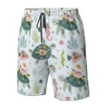 thumbnail image 5 of Naloa Turtle and Sea Life Men's Beach Shorts, Surfing shorts, Swim trunks, Quick Dry Swim Trunks for Surfing Beach Fun - XX-Large, 5 of 9