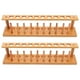 thumbnail image 1 of soportes de madera para tubos de ensayo, prácticos, con 10 ranuras para almacenar tubos de ensayo, 1 of 8