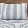 thumbnail image 4 of Mainstays 4-Piece Flannel Sheet Set, Blue Stripe, Full, 4 of 6