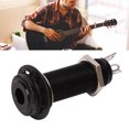 thumbnail image 1 of Guitar Output Jack, Rustproof Firm Connection Electric Guitar Jack Glossy Finish Straight Cylinder  for Musical Instruments Gold,Black,Silver,Gun Black, 1 of 7