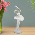 thumbnail image 3 of Figura de bailarina decorativa, estatua de niña de ballet, figura de niña bailando para mesa Estilo B, 3 of 7