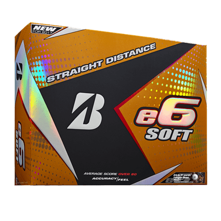 Bridgestone Golf e6 Soft Golf Balls, 12 Pack (Best Bridgestone Golf Balls)