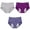Purple, variant on Period Underwear for Women Leak Proof Menstrual Panties,Comfort Incontinence Protective Briefs,Postpartum Underwear 3Pc Underwear Leak Proof Cotton Overnight Menstrual Briefs High Waisted