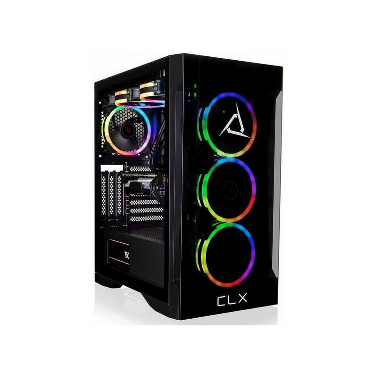 CLX SET Gaming Desktop - Liquid Cooled Intel i7 13700KF 3.4GHz 16-Core  Processor, 32GB DDR5-5600 Memory, GeForce RTX 4070 12GB GDDR6X Graphics,  1TB