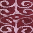 thumbnail image 1 of Ahgly Company Machine Washable Indoor Square Abstract PaleVioletRed Pink Area Rugs, 4' Square, 1 of 7