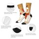 thumbnail image 4 of Fotbe Christmas Snowman Gift Calcetas Largas con Estampado para Hombre y Mujer – Calcetas de Compresión Transpirables y Elásticas, Viajar y Uso Diario Talla 5-11, 4 of 6