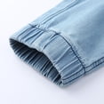 thumbnail image 3 of B91xZ Mens Slim Fit Jeans Mid Rise Stretchy Patchwork Jeans Pants,Blue XXXL, 3 of 5