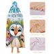 thumbnail image 4 of Roca de los Frailecillos Manta Capa con Capucha Anti-Bolitas, Manta de Lana Ártica Suave, Manta Portátil de Felpa Ligera y Lujosa, Poncho para Siesta en Casa y Oficina, 100*130cm, 4 of 6
