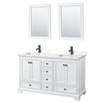 thumbnail image 5 of Wyndham Collection Wcs202060d-Qtz-Unsm24 Deborah 60" Free Standing Double Basin Vanity Set, 5 of 6