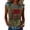 Army Green #12, variant on United States 250th Anniversary Tank Tops Round Neck Patriotic Red White Blue Blouse Sleeveless Vintage Denim Trim T Shirts Oversize Summer American Flag Shirts Sky Blue 2XL