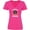 Cyber Pink, variant on Inktastic Protected by a Dachshund Dog Women's V-Neck T-Shirt