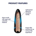 thumbnail image 2 of Satisfyer Men Masturbator Replacement Sleeve - Lusty Tongues, 2 of 2