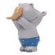 thumbnail image 2 of Estatuilla de hipopótamo Estatua Hada Jardín Muñecas Decoración para tarta Pájaro Sunnimix Pastel de animales en miniatura, 2 of 8