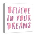 thumbnail image 2 of Creative Products Believe in your dreams 16x16 Canvas Wall Art, 2 of 5