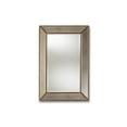 thumbnail image 2 of Baxton Studio Neva Modern and Contemporary Antique Gold Finished Rectangular Accent Wall Mirror,Wholesale Interiors, 2 of 2