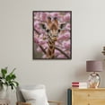 thumbnail image 4 of Paint By Numbers Kit for Adults Beginner - DIY Giraffe Blossom Portrait Nature Canvas Painting Kits for Adults, Frameless Paint By Number for Adults for Home Wall Decor 16x20 Inch, 4 of 7