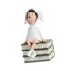 thumbnail image 5 of Estatua de niña, adorno coleccionable de dibujos animados, escultura de niña , figuras pintadas a mano para estantería, sala de estar, porche., 5 of 9