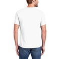 thumbnail image 4 of Hanes Men Beefy-T Heavyweight Cotton Crew Neck T-Shirt, Short Sleeve, White, 1-Pack, Sizes S-3XL, 4 of 5