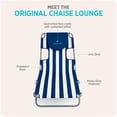 thumbnail image 4 of Ostrich The Original Chaise Lounge Beach Chair and Custom Fitted Towel Cover, 4 of 12