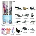 thumbnail image 3 of Juego de juguetes de animales marinos, juego de juguetes de animales marinos, figuras de animales marinos, figuras de animales marinos, juguete oceánico, características mejoradas, 3 of 7