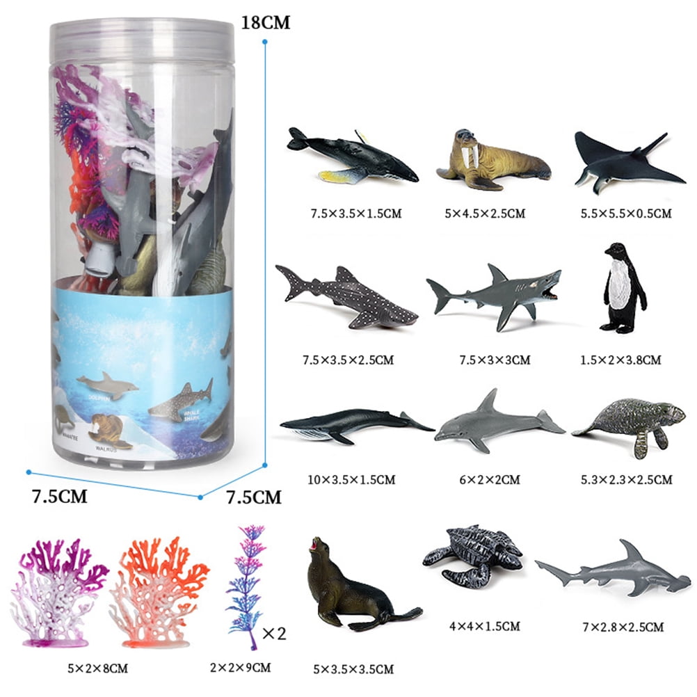 Animal Sea Figures Ocean Toy Sea Animal Figures Toy Sea Animal Toy Set For Kids 16 Pcs Animal Sea Figures Ocean Toy Set For Sea Lovers Educational Toys Gift For Children | Animal Sea Figures Ocean Toy Sea Animal Figures Toy Sea Animal Toy Set For Kids 16 Pcs Animal Sea Figures Ocean Toy Set For Sea Lovers Educational Toys Gift For Children |