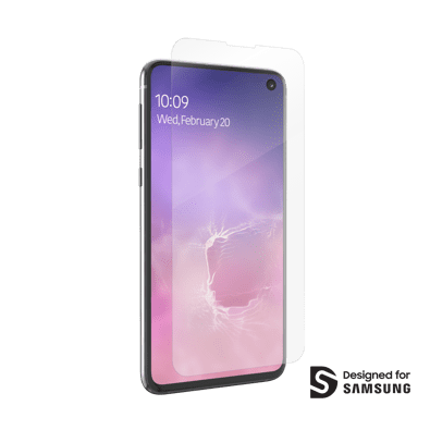 ZAGG - InvisibleShield® Glass+ Screen Protector for Samsung Galaxy S10e