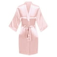thumbnail image 5 of VintageClothing Women Kimono Satin Mother of the Bride Wedding Short Robe One Size, 5 of 5