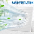 thumbnail image 3 of Exhaust Fan Wall Mounted Ventilation Fan Household Ventilation Extractor for Kitchen Bathroom 110V (US Plug) 6'', 3 of 6